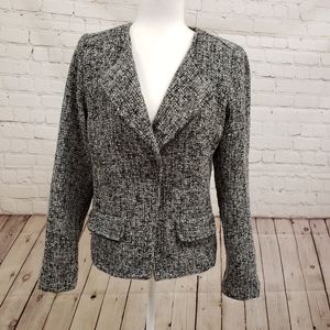 Reduced Roz & Ali Women's Tweed Style Open Blazer